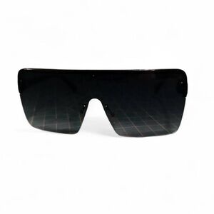 dark brown rectangular sunglasses